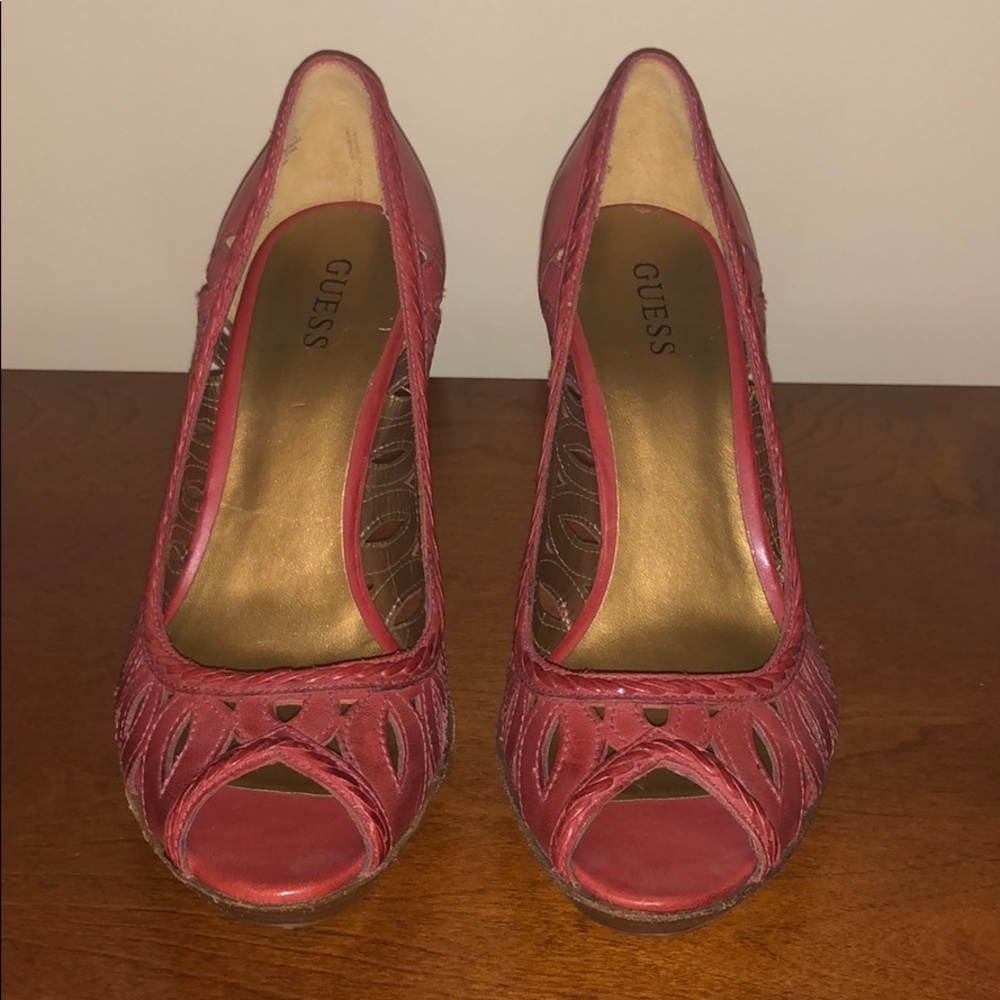 Guess Brand Open toe pumps
